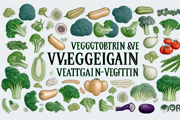 A variety of vegetables and plant-based proteins to represent an ovo-vegetarian diet