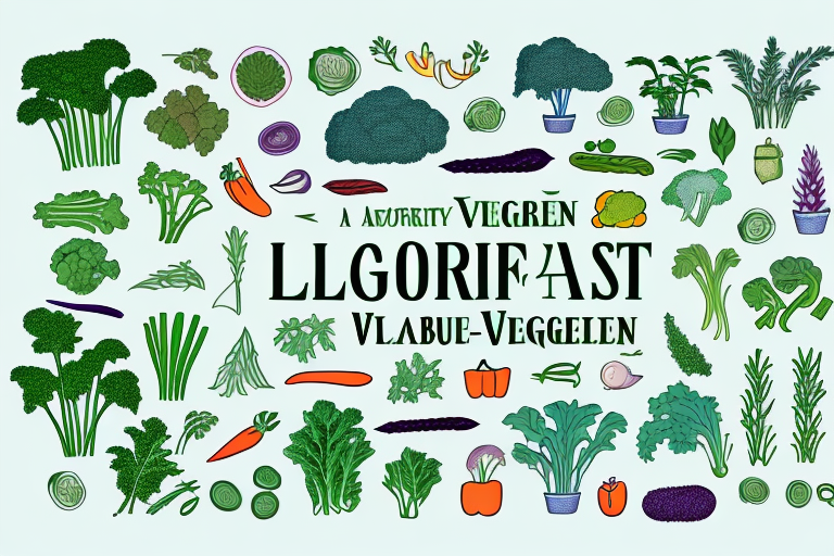 A variety of plants and vegetables to represent a plant-based diet