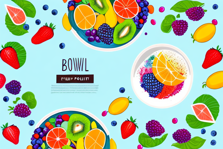 A bowl of colorful fruits and vegetables