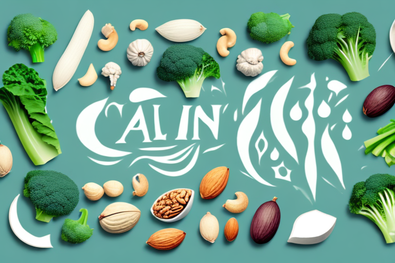 A variety of calcium-rich foods