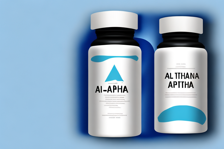 A capsule bottle filled with alpha lipoic acid supplements