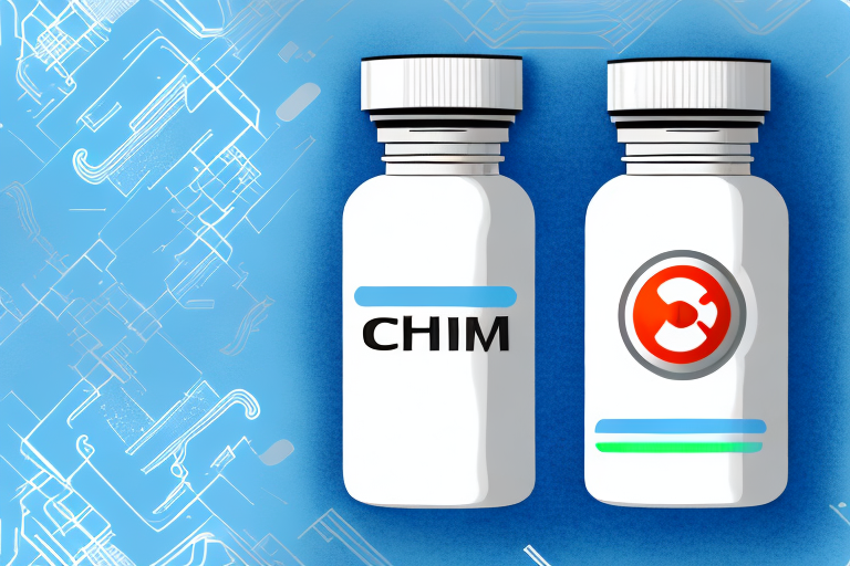 A pill bottle with a label that reads "chromium supplement" in the foreground