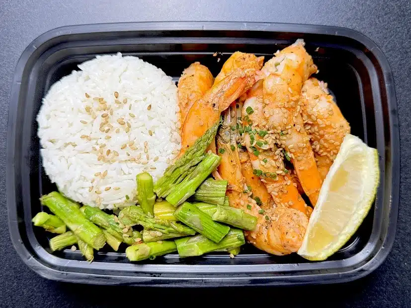 Lean Lemon Shrimp Bowl Meal Prep