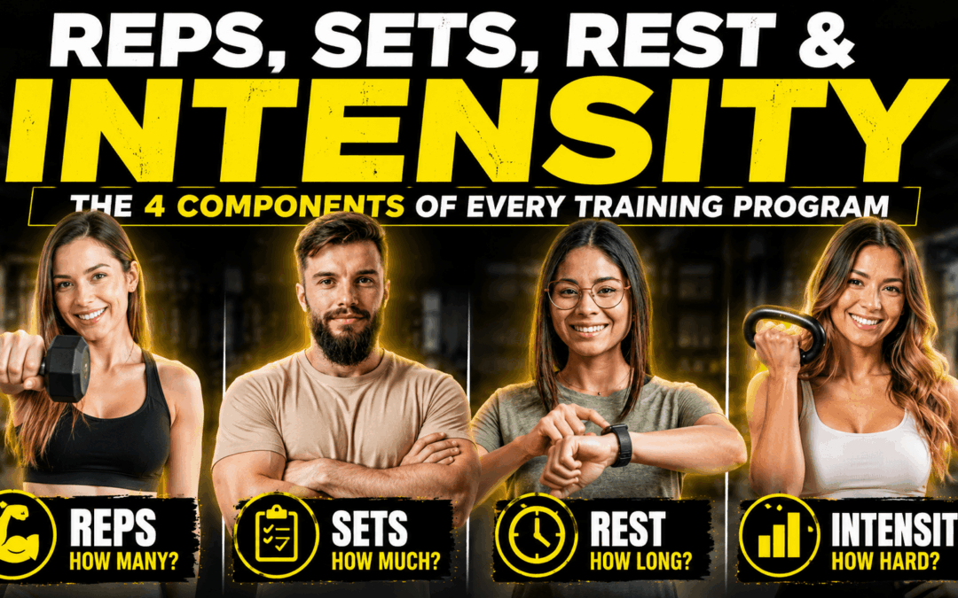 Reps, Sets, Rest & Intensity: The 4 Components of Every Training Program